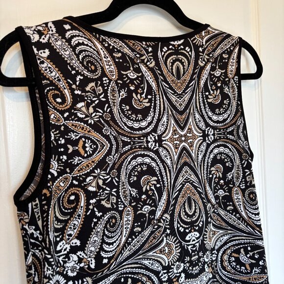Vintage Clientele Sleeveless Midi Dress Paisley Print - Picture 7 of 9
